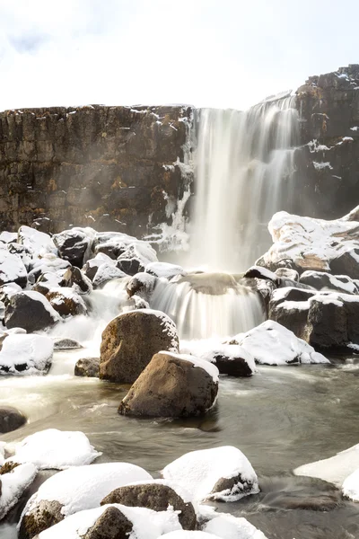 아이슬란드에서 Pingvellir 폭포 — 스톡 사진