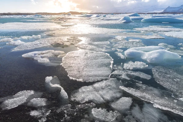 Vatnajokull ledovce na Islandu — Stock fotografie