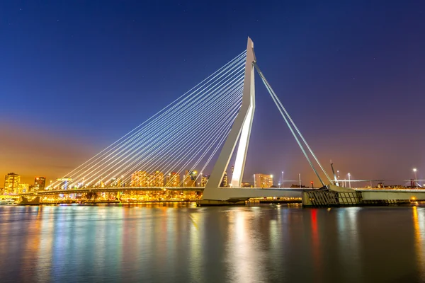 Ponte Erasmus a Rotterdam — Foto Stock