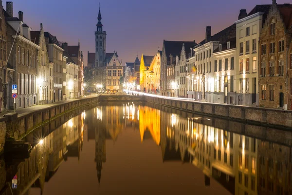 Brüche in Belgien in der Nacht — Stockfoto