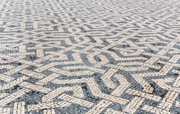 Piso de ladrillo azulejo en Lisboa — Foto de Stock