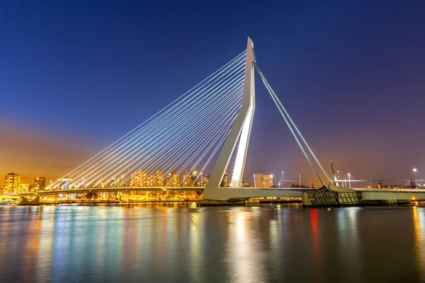 Erasmus bridge in Rotterdam Stock Image