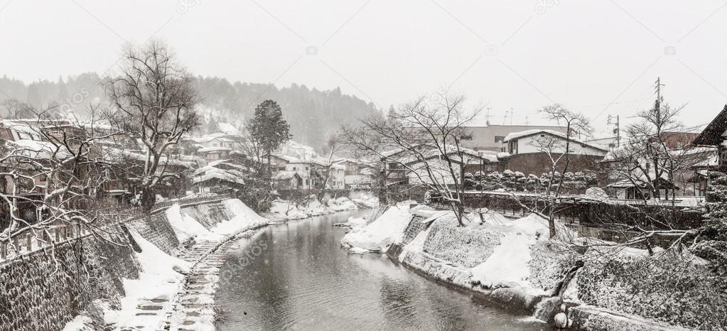 Winter Takayama panorama