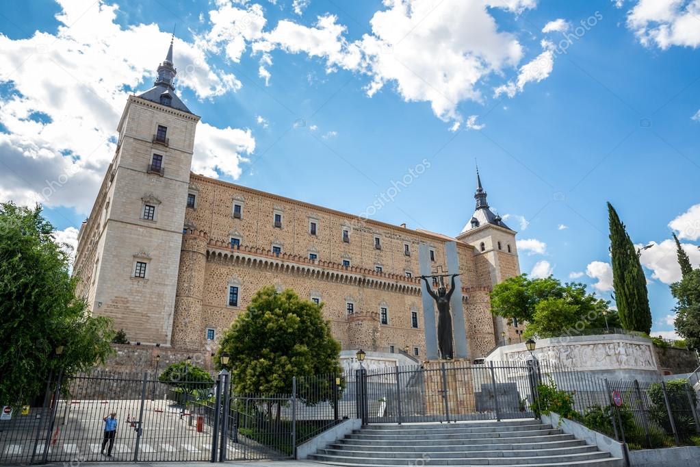 Toledo alcazar in Spain