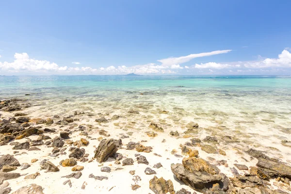 Fehér homokos strand — Stock Fotó