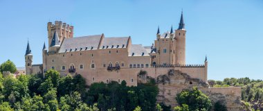 Alcazar of Segovia in Spain clipart