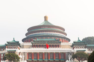 Chongqing Çin halkının büyük salon