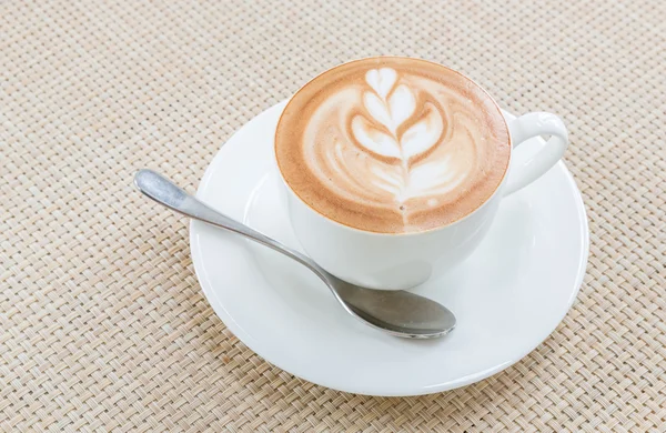 Coffee latte art — Stock Photo, Image