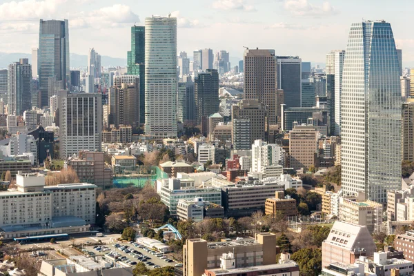 Skyline tokyo baixa shijuku — Fotografia de Stock