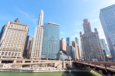 Chicago şehir merkezi görünümü