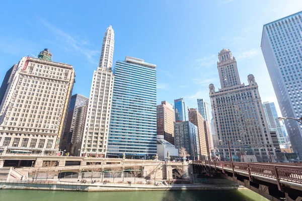 Chicago downtown zobrazení — Stock fotografie