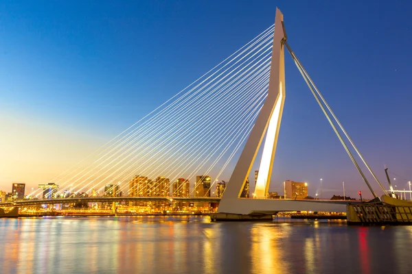Ponte Erasmus a Rotterdam — Foto Stock