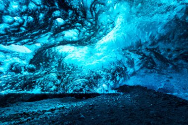 Ice Cave in Iceland clipart