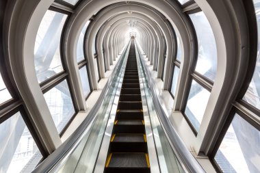 escalators successful concept clipart