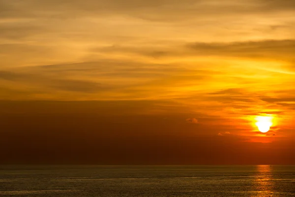 Zonsondergang op de Andamanzee — Stockfoto