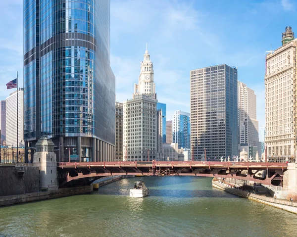 Chicago Centrum panorama — Stockfoto