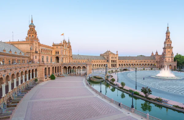 Plaza España w Sewilla, Hiszpania — Zdjęcie stockowe