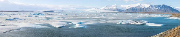 Vatnajokull ledovce na Islandu — Stock fotografie