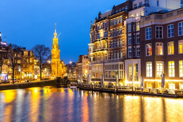 Amsterdam città in Paesi Bassi — Foto Stock