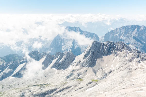 Szczyt góry Zugspitze Niemiec — Zdjęcie stockowe