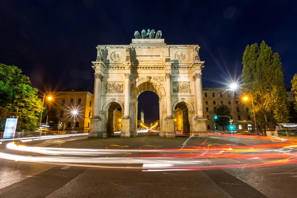 Siegestor Victory Arch em Munique, Alemanha — Fotografia de Stock