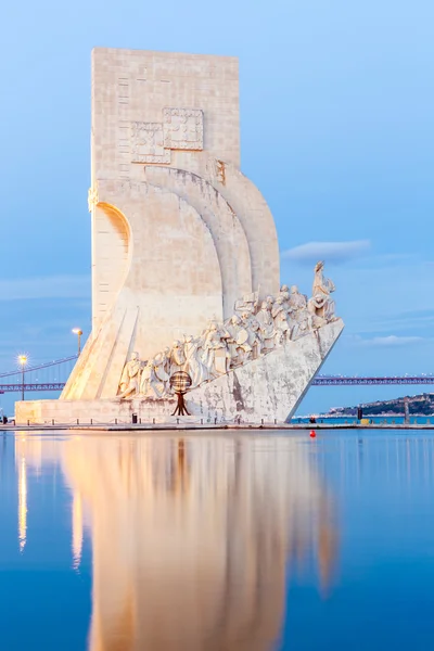 Entdeckungsdenkmal in Lissabon — Stockfoto