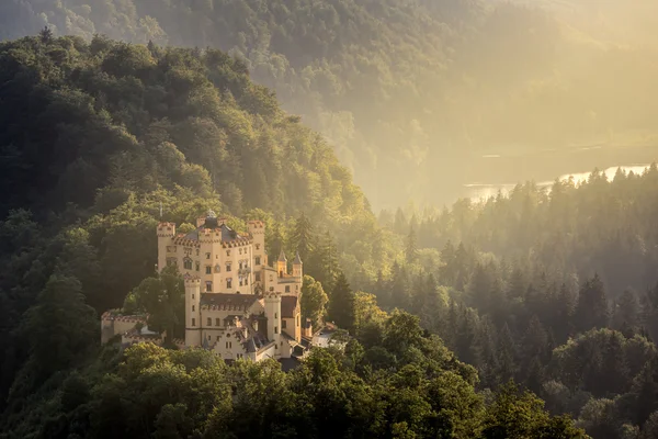 Castelo de Hohenschwangau em Fussen, na Baviera — Fotografia de Stock