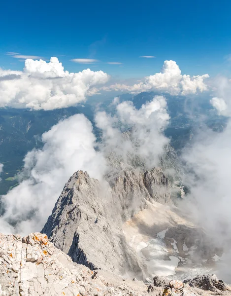 독일의 Zugspitze 산 위에 — 스톡 사진