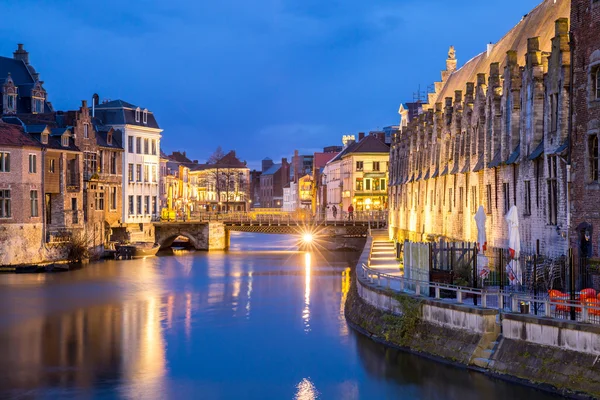 Gent oude stad in België — Stockfoto