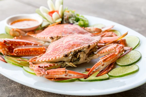 Steam crab seafood — Stock Photo, Image