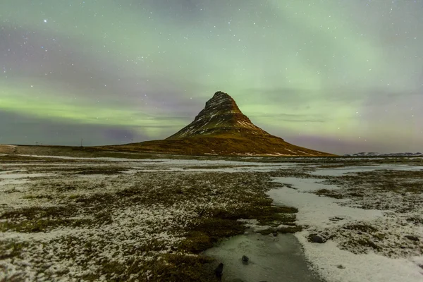Luz do Norte na Islândia — Fotografia de Stock