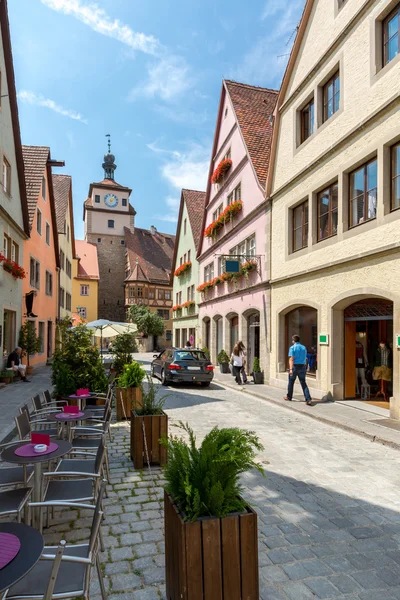 Rothenburg ob der Tauber stad i Tyskland — Stockfoto