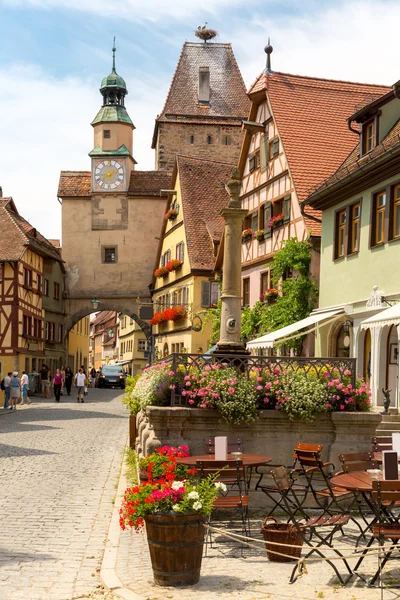 Rothenburg ob der Tauber en Alemania — Foto de Stock