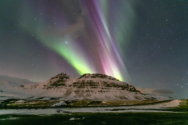 Nordlicht in Island — Stockfoto