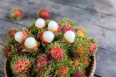 taze Tay tropikal rambutan meyve