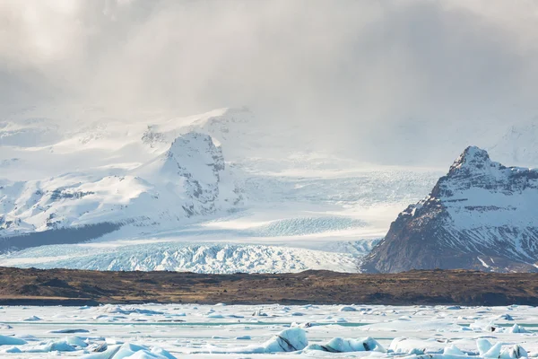 Vatnajokull παγετώνας μέσα Ισλανδία — Φωτογραφία Αρχείου