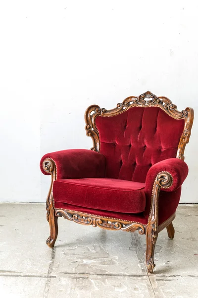 Chaise vintage rouge — Photo