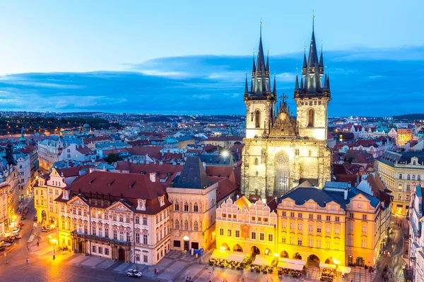 Prague praça da cidade velha — Fotografia de Stock