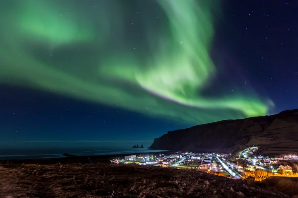 İzlanda'daki Northern Light — Stok fotoğraf