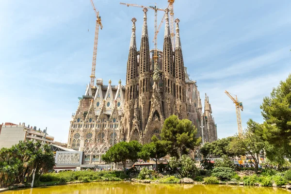 巴塞罗那的Sagrada Familia — 图库照片