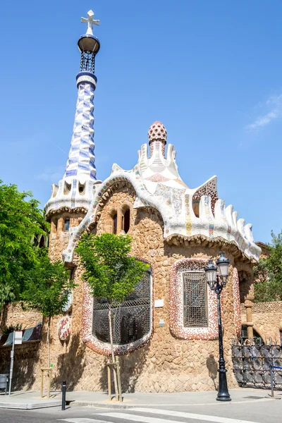 Parc guell w Barcelonie — Zdjęcie stockowe