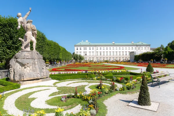 Mirabell Gardens in Salzburg, Oostenrijk — Stockfoto