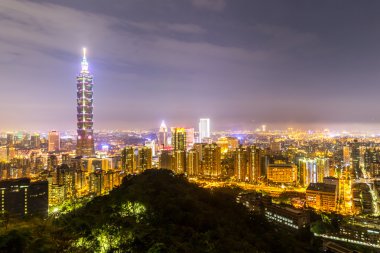 Tayvan Taipei manzarası