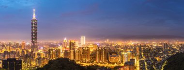 Taipei manzarası Panorama