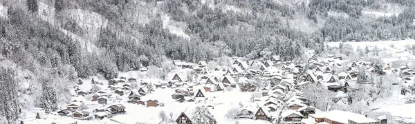 Winter Shirakawago landscape — Stock Photo, Image