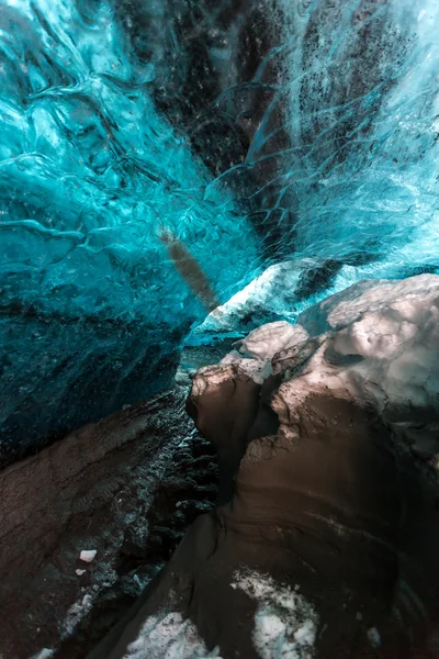 Cueva de hielo en Islandia — Foto de Stock