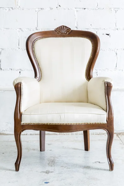 White Retro Chair — Stock Photo, Image