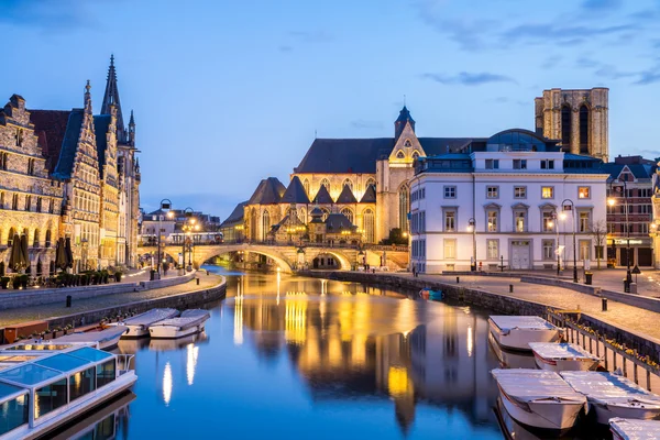 Gante cidade na Bélgica — Fotografia de Stock