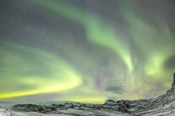 Luz del Norte en Islandia —  Fotos de Stock