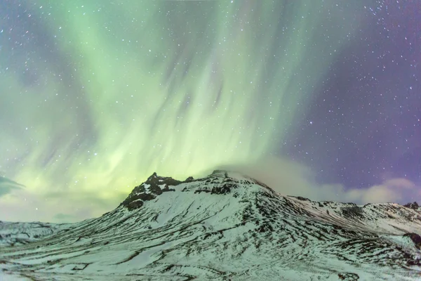 Luz del Norte en Islandia —  Fotos de Stock